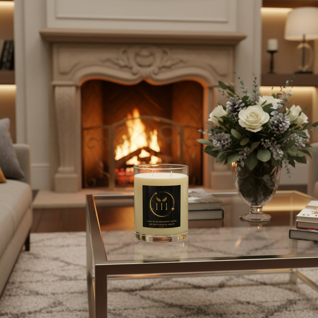 Angel 111 I Am In Alignment - Scented Candle - Full Glass, 11oz