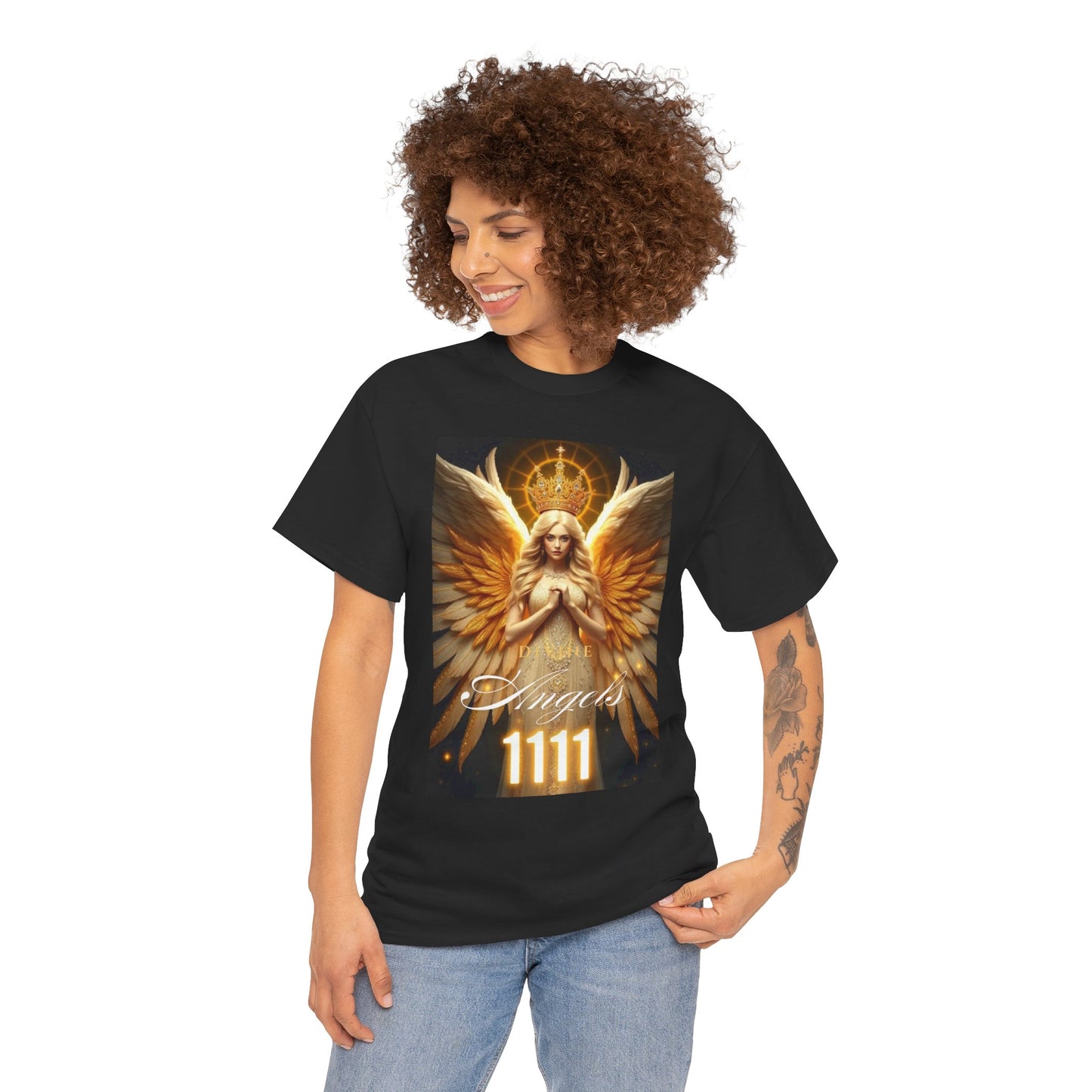 11 11 Divine Angels T-Shirt by DM1111