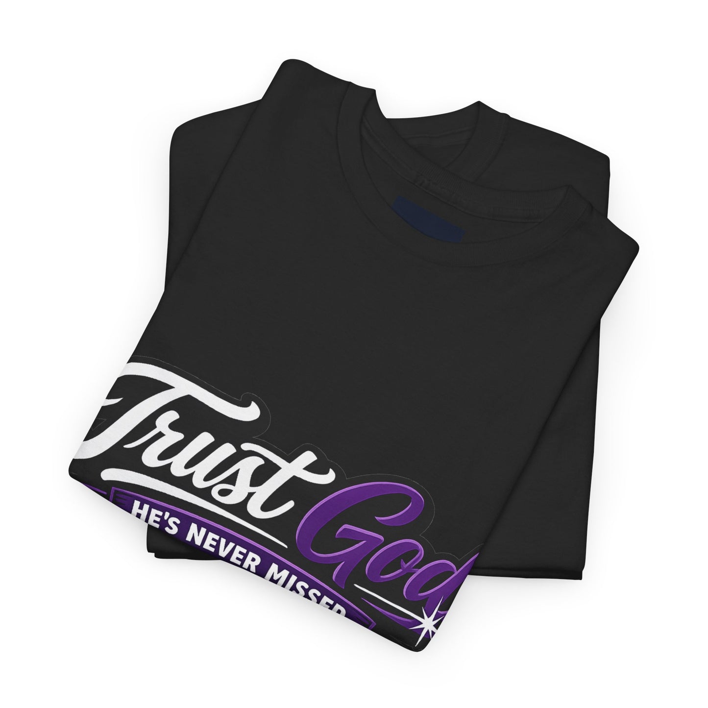 "Trust God, He's Never Missed", DF Divine Faith T-Shirt by DM1111