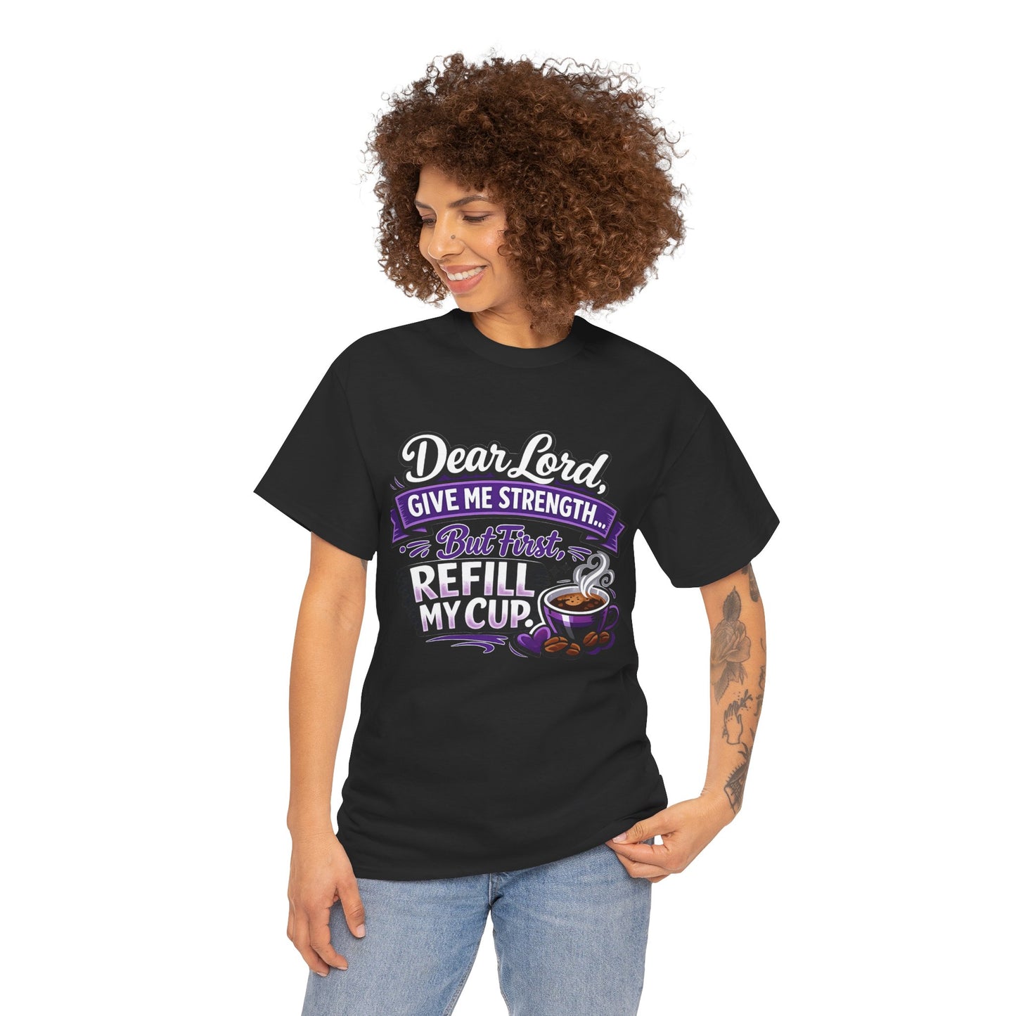 "Dear Lord, Give Me Strength DF" T-Shirt by DM1111