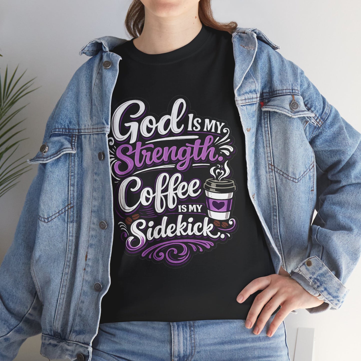 "God Is My Strength" T-Shirt by DM1111