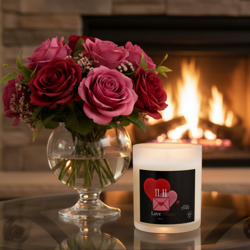 11:11 Love Flame - "Fairytale Love" 11oz Glass Candle