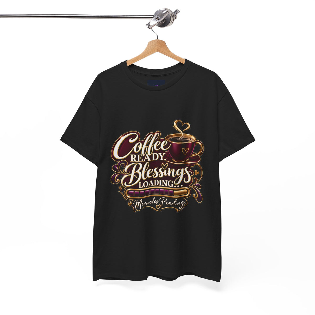 Coffee Ready, Blessings Loading, DF" T-Shirt by DM1111