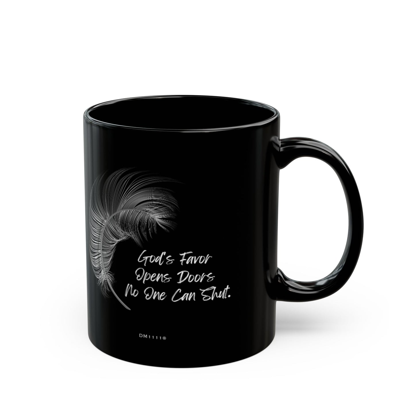 "God's Favor Opens Doors" DM1111 Divine Faith Mug (11oz, 15oz)