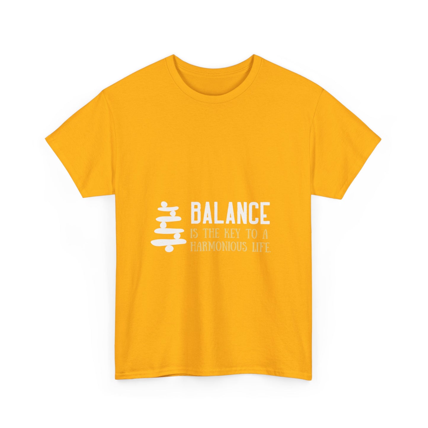 Balance is the Key DM1111 Unisex Heavy Cotton Tee