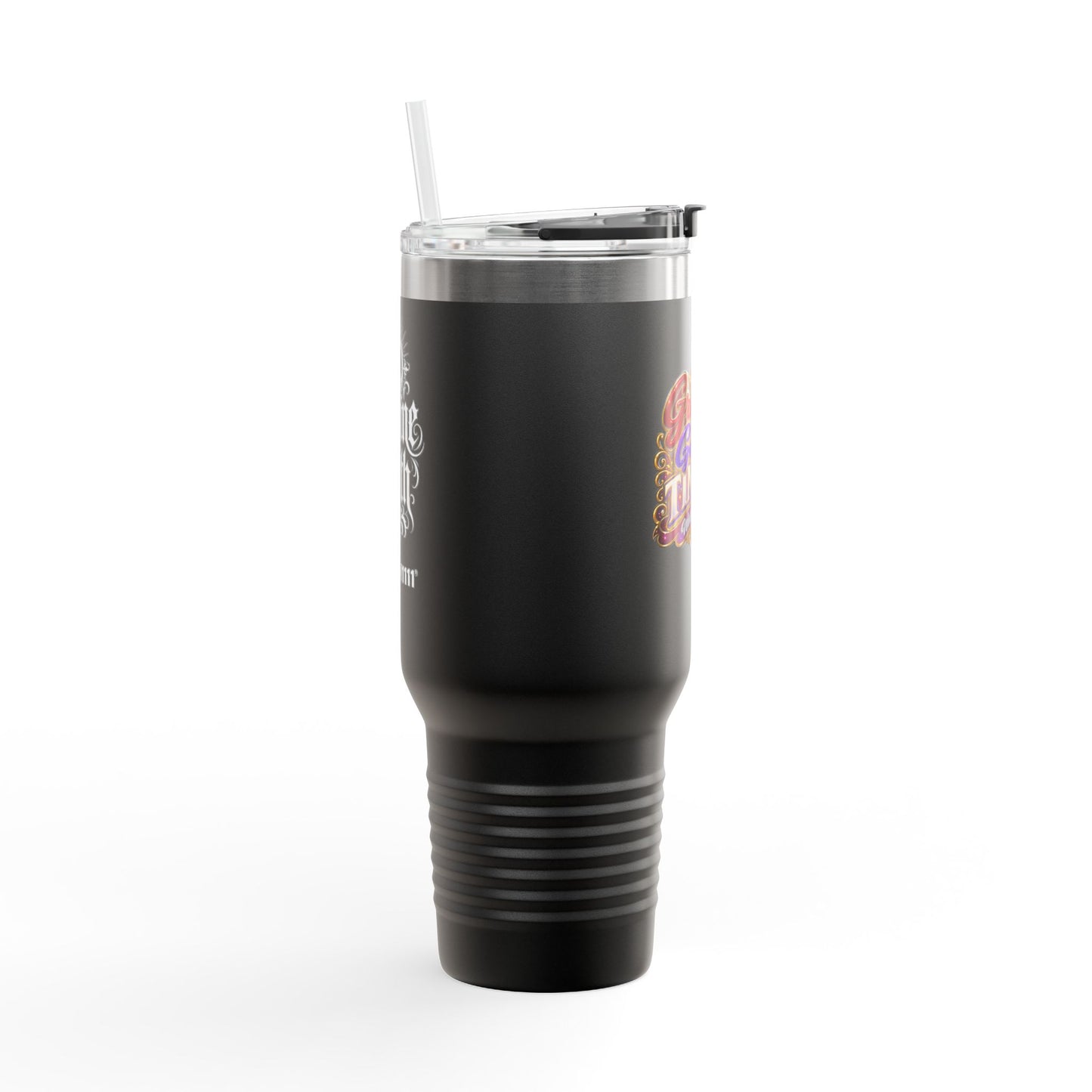 Travel Mug — "Grind, Goals, and Timing...Worth the Wait." 40oz Insulated Tumbler