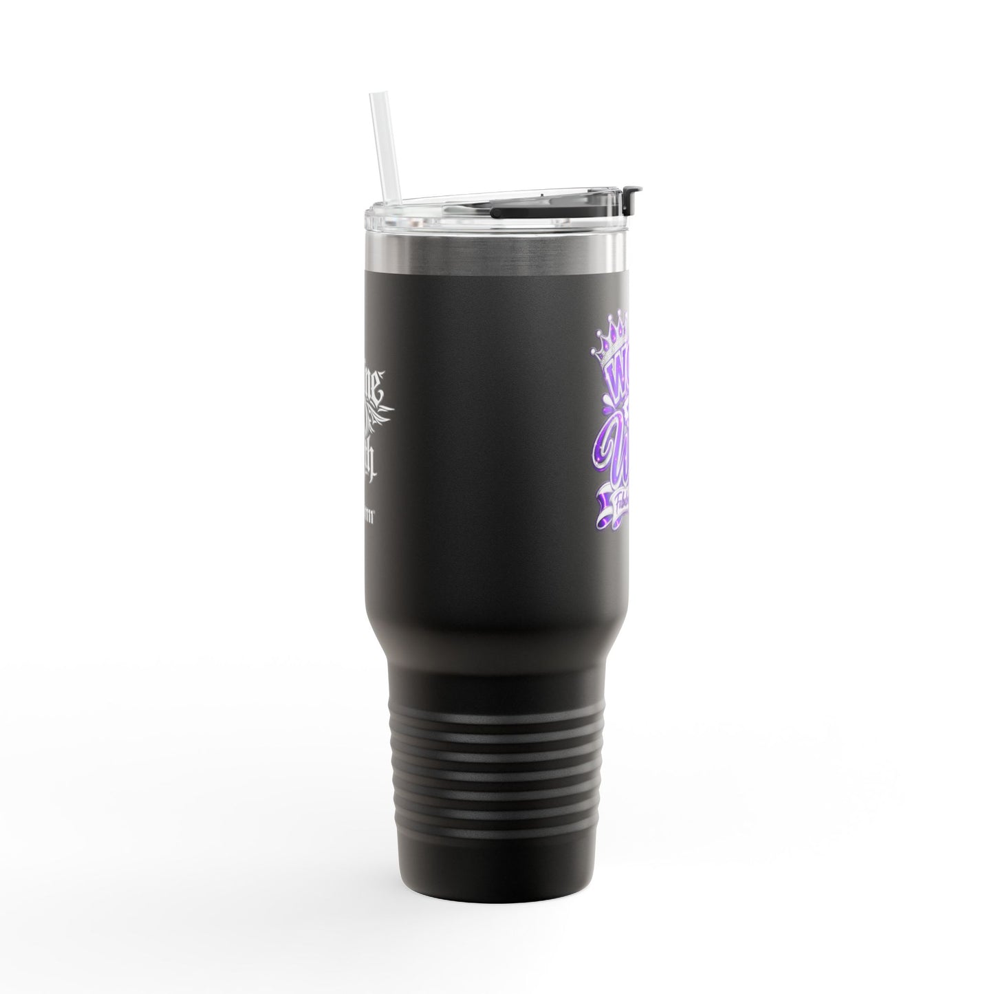 Travel Mug — "Worth the Wait, DF" 40oz Insulated Tumbler