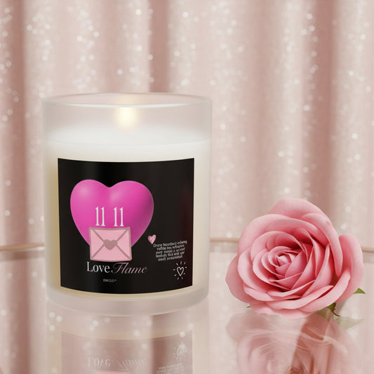 11:11 Love Flame - "Sacred Melody" 11oz Glass Candle