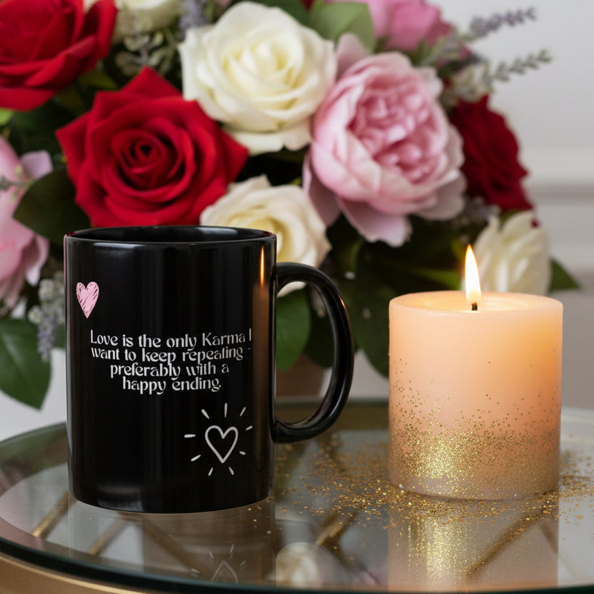 DM1111 "Love Is The Only Karma" Love Mug (11oz, 15oz)