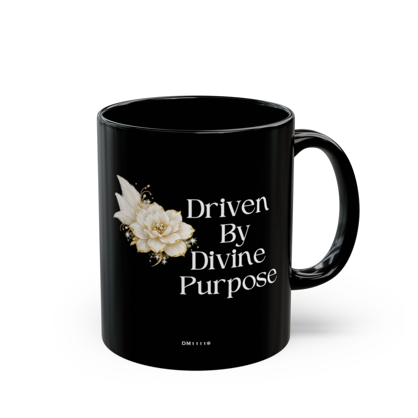 "Driven By Divine Purpose" Divine Faith mug (Black, 11oz/15oz)