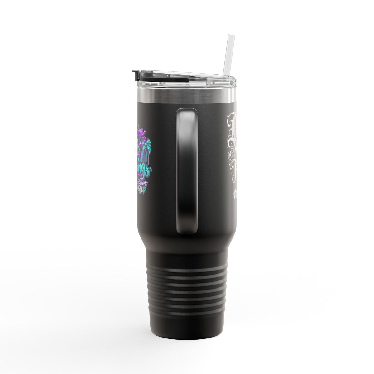 Travel Mug — "Walking Into My Blessings." 40oz Insulated Tumbler