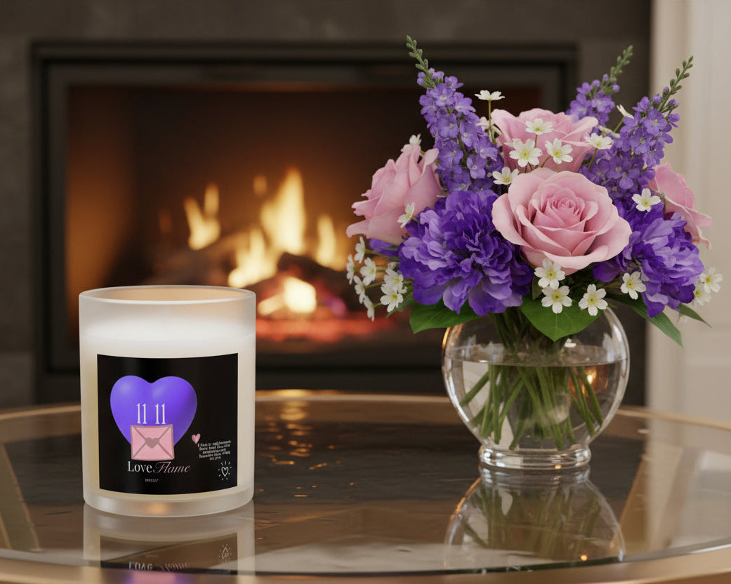 11:11 Love Flame - "Falling For You" 11oz Glass Candle