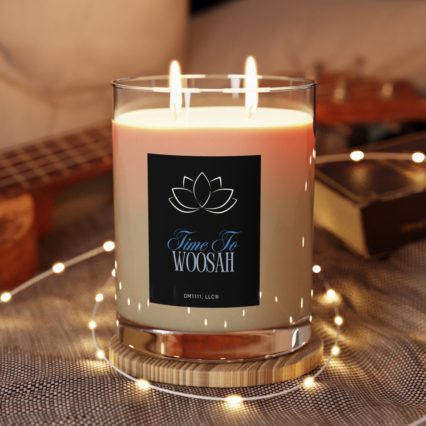 Time to Woosah, Relaxing Home Decor, Gift for Mindfulness, Self-Care Essential, Eco-Friendly