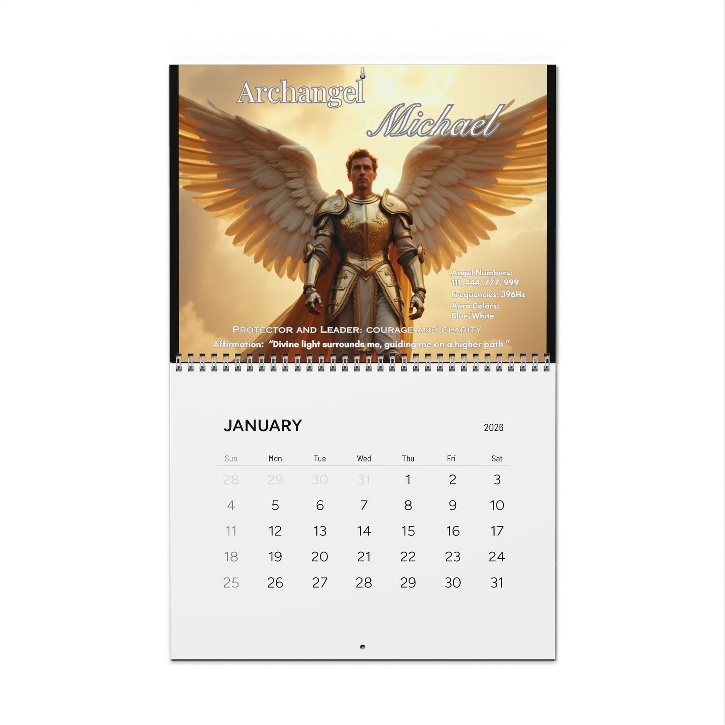 Divine Archangels Wall Calendars (2026)