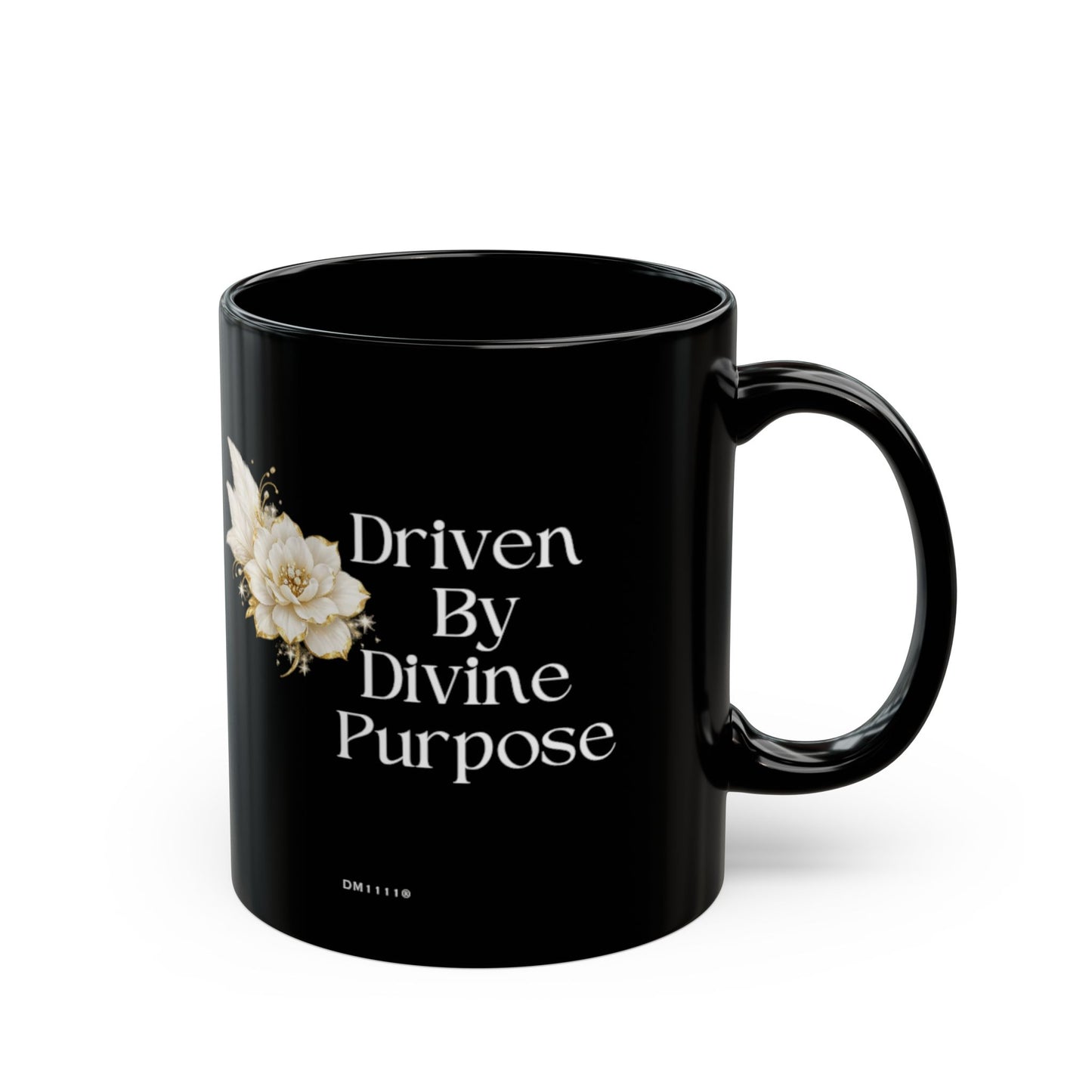 "Driven By Divine Purpose" Divine Faith mug (Black, 11oz/15oz)