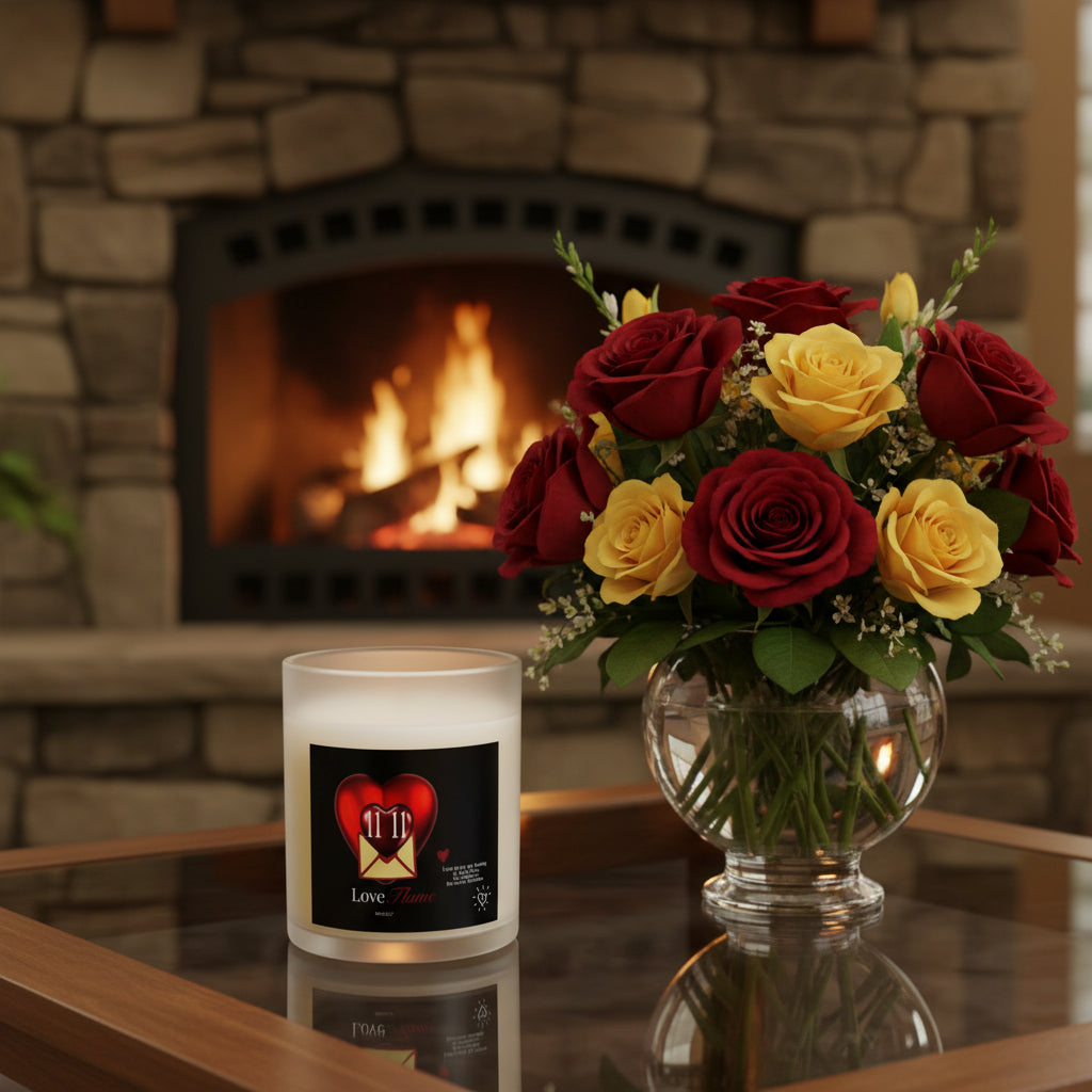 11:11 Love Flame - "What Love Is" 11oz Glass Candle