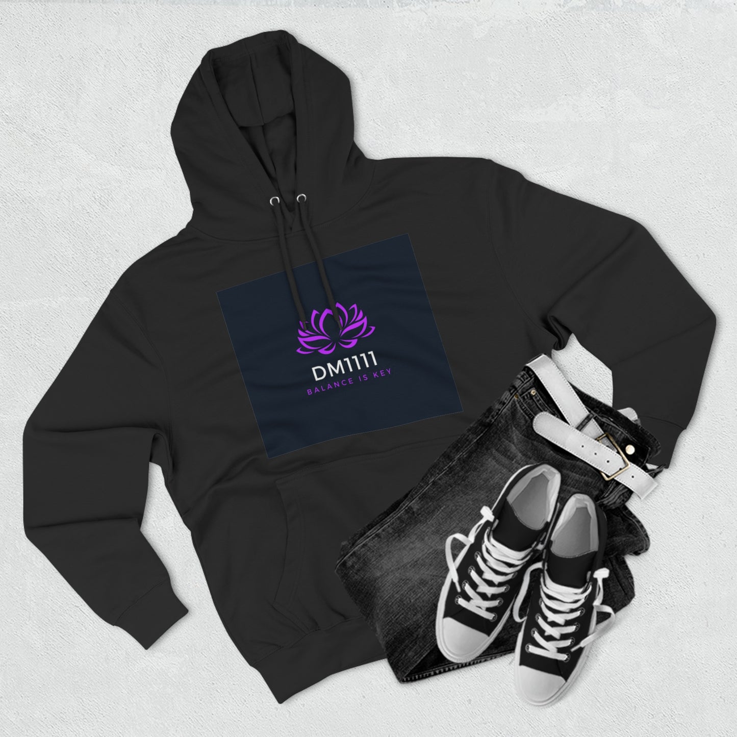 DM1111 Unisex Premium Pullover Hoodie