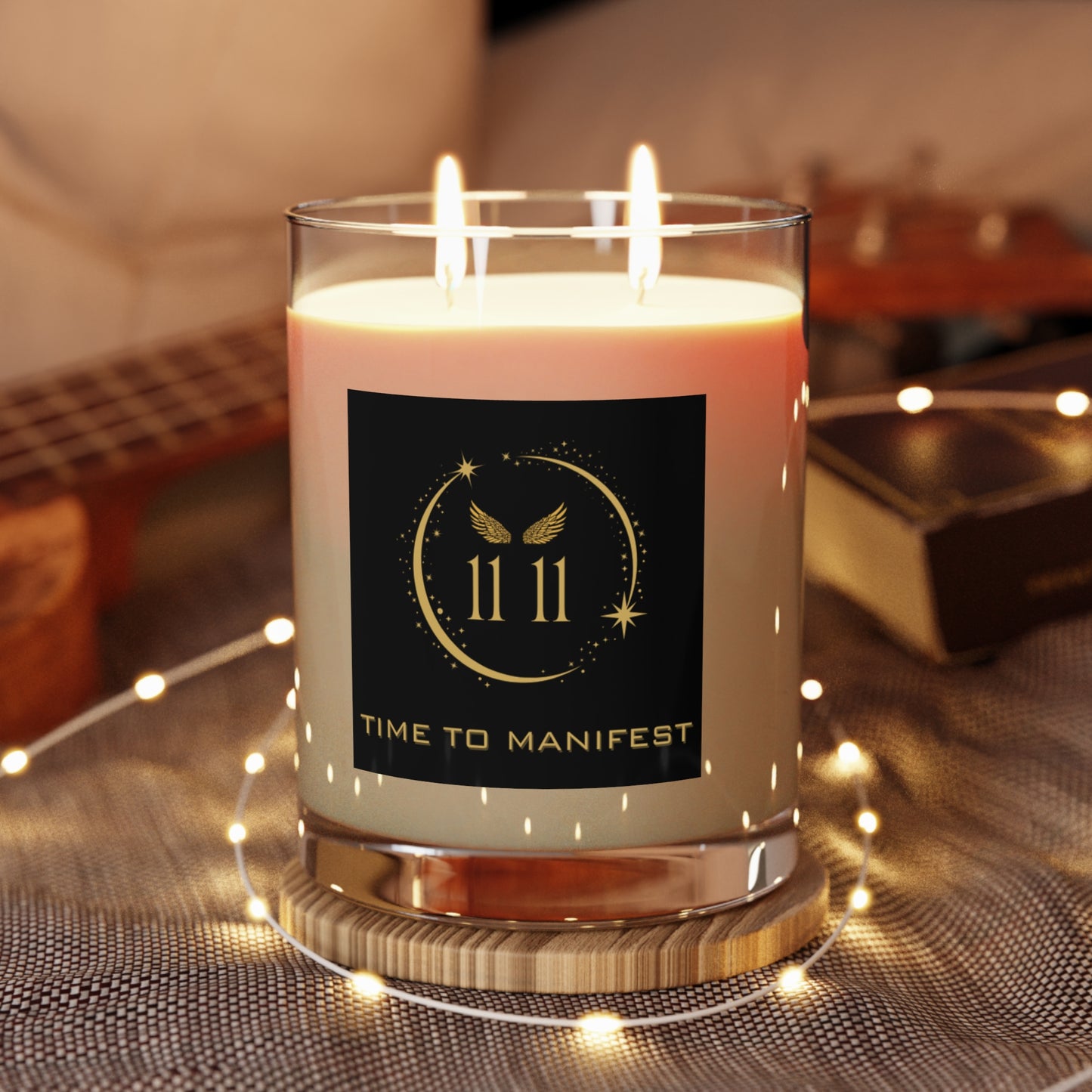 Angel 11 11 Time To Manifest - Scented Candle - Full Glass, 11oz