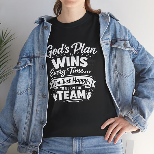 "God's Plan Wins", DF Divine Faith T-Shirt by DM1111