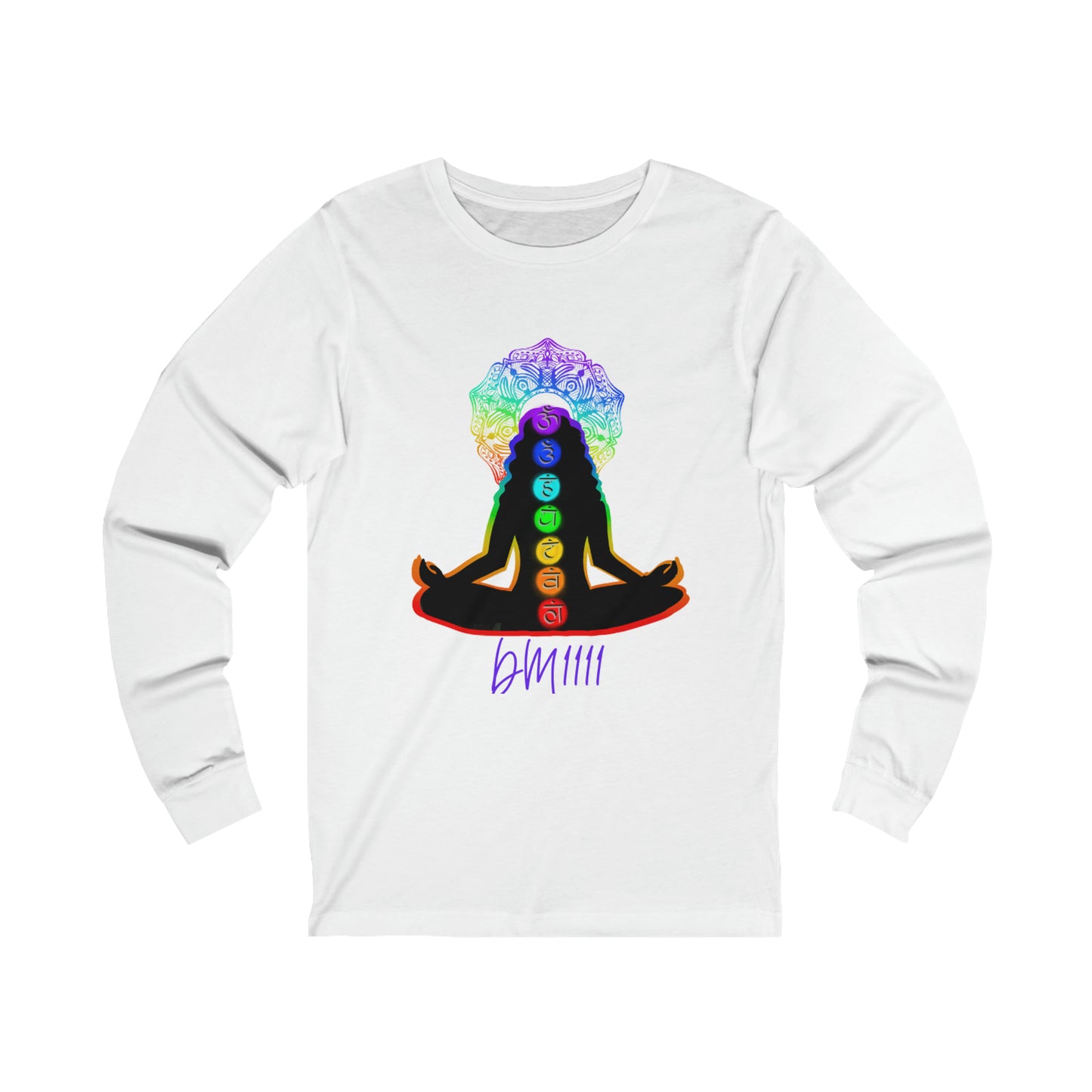 DM1111 Chakra Unisex Jersey Long Sleeve Tee