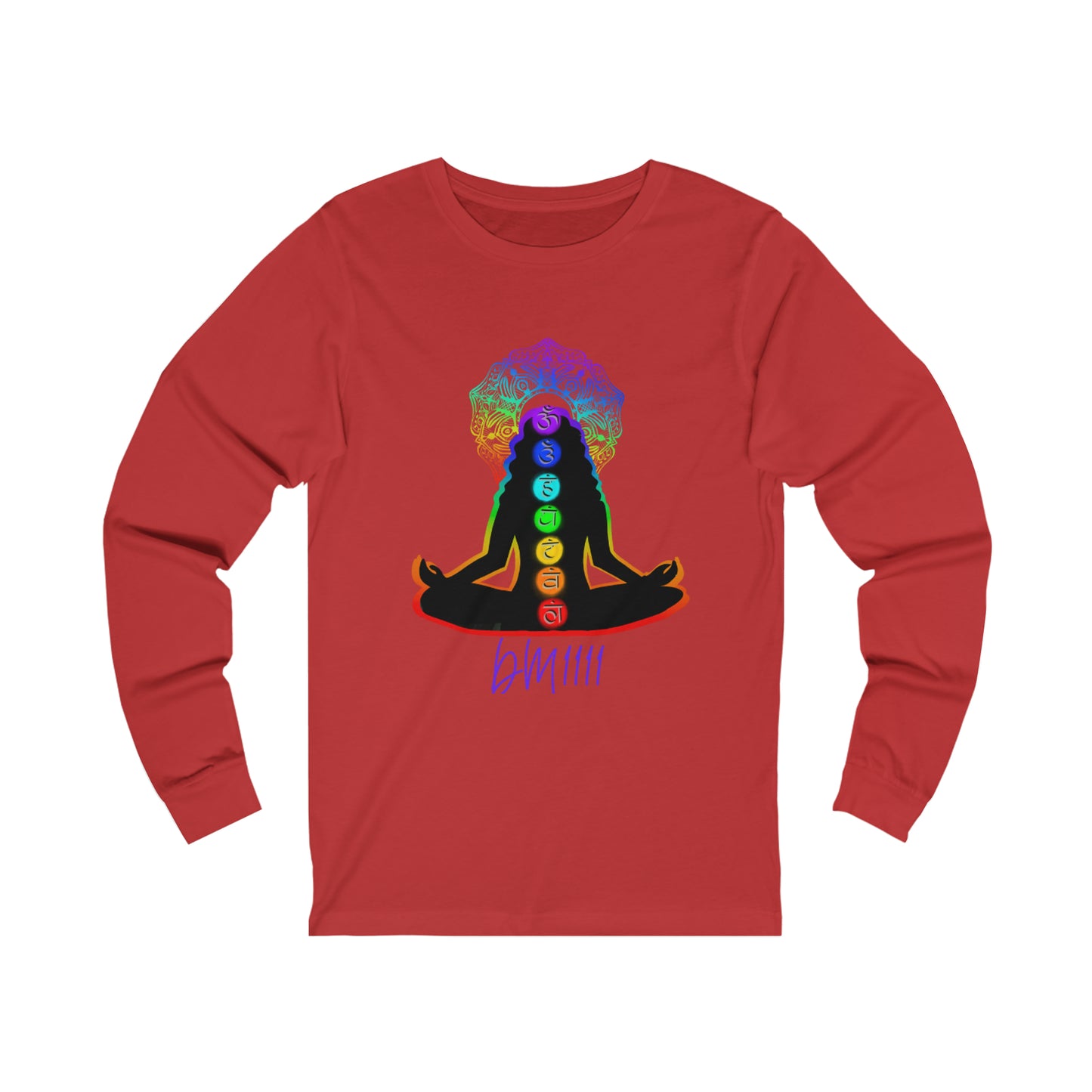 DM1111 Chakra Unisex Jersey Long Sleeve Tee