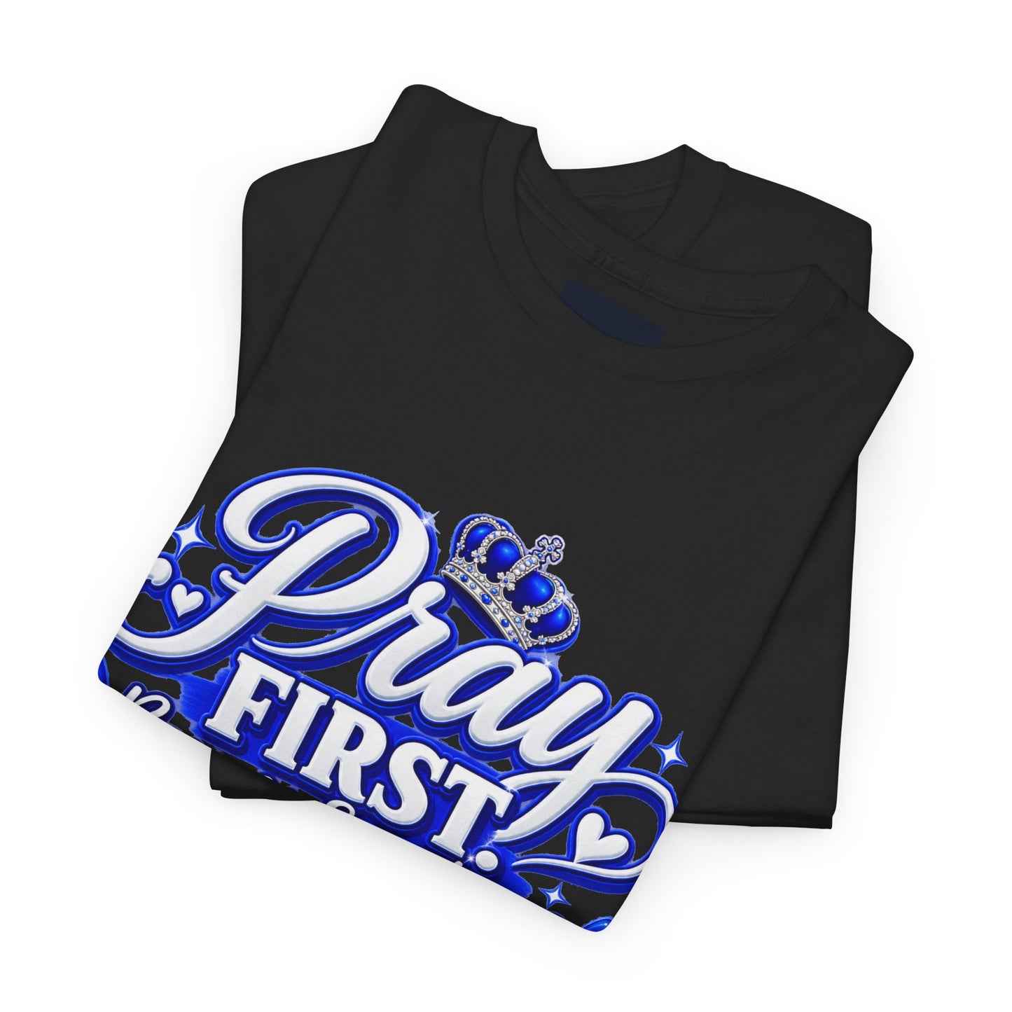 "Pray First, DF" T-Shirt by DM1111