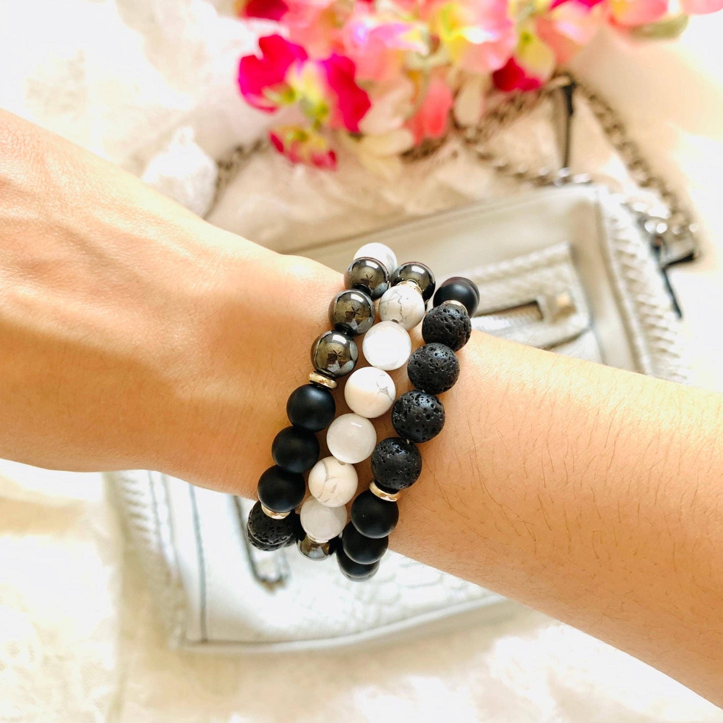 Triple Protection & Grounding Crystal Bracelet