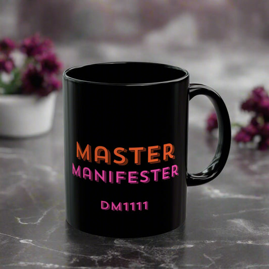 MASTER MANIFESTER DM1111 Black Mug (11oz, 15oz)