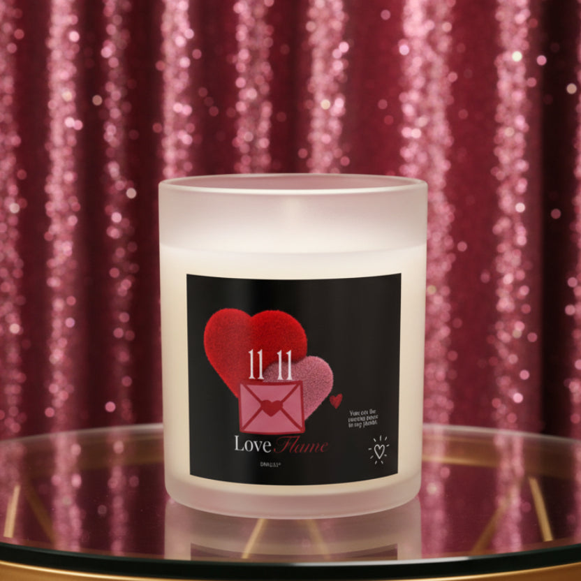 11:11 Love Flame - "You Are The Missing Piece" 11oz Glass Candle