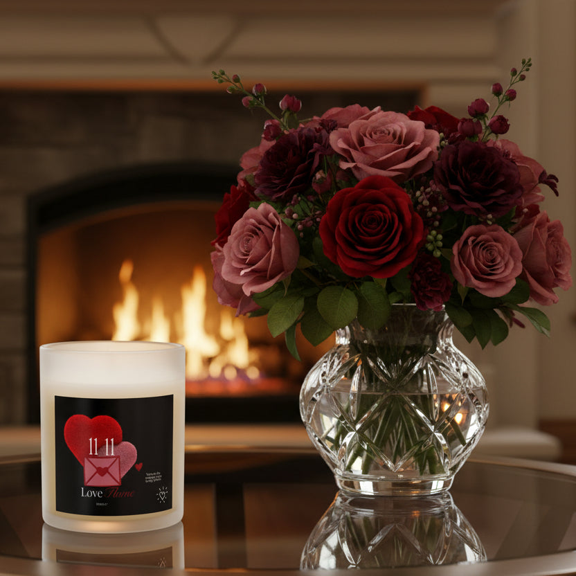 11:11 Love Flame - "You Are The Missing Piece" 11oz Glass Candle