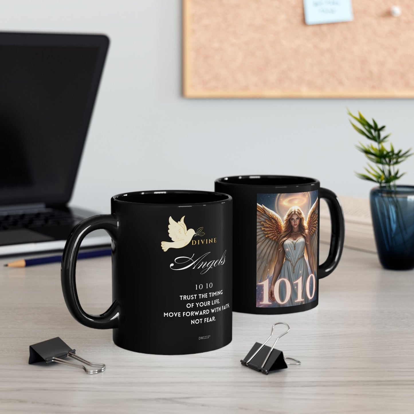DM1111 "1010" Divine Angels Mug (11oz, 15oz)