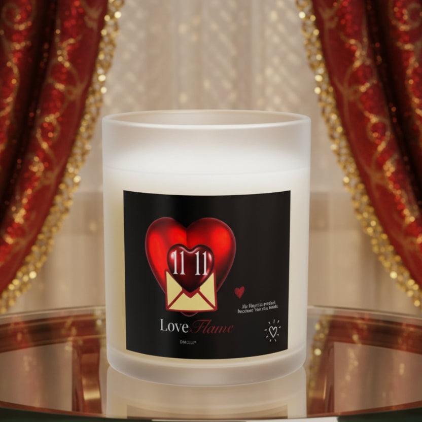 11:11 Love Flame - "My Heart Is Perfect" 11oz Glass Candle
