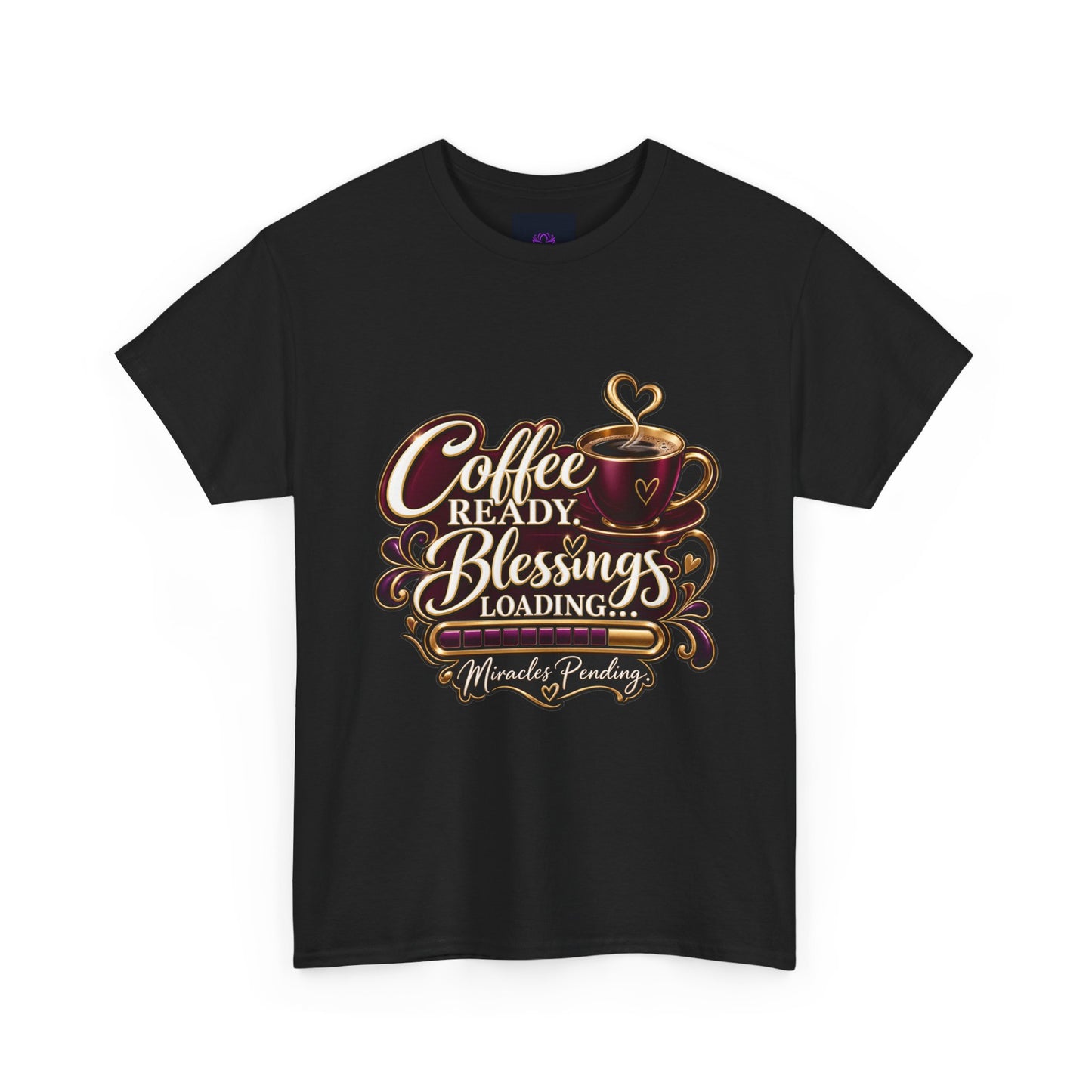Coffee Ready, Blessings Loading, DF" T-Shirt by DM1111
