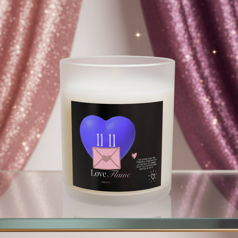 11:11 Love Flame - "The Universe Sent Me You" 11oz Glass Candle
