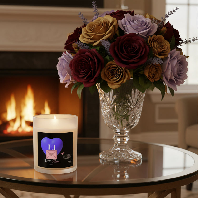 11:11 Love Flame - "The Universe Sent Me You" 11oz Glass Candle