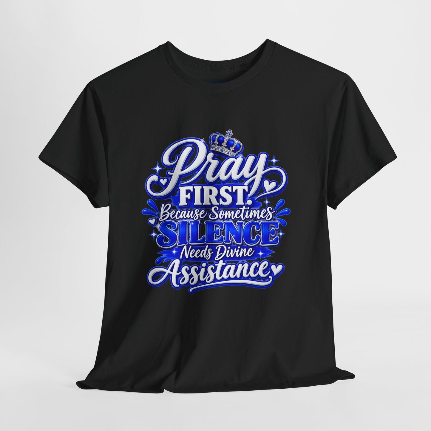 "Pray First, DF" T-Shirt by DM1111