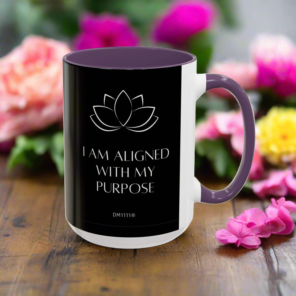 DM1111 "I Am Aligned" Accent Coffee Mug (11, 15oz)