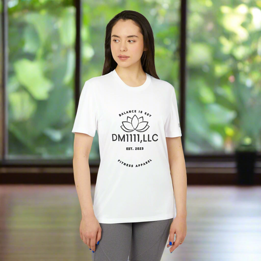 DM1111 Balance Is Key Lotus adidas® Unisex Sport T-shirt