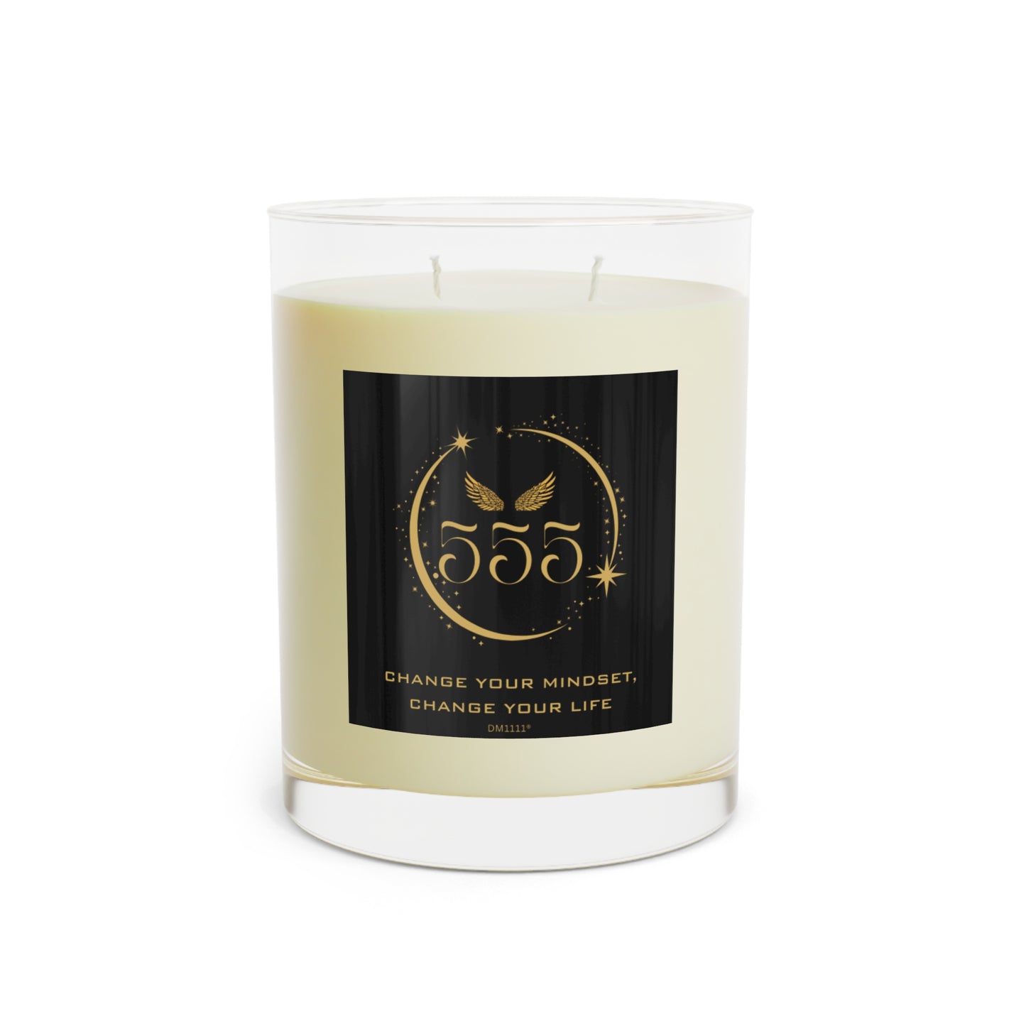 Angel 555 Change Your Mindset, Change Your Life - Scented Candle - Full Glass, 11oz