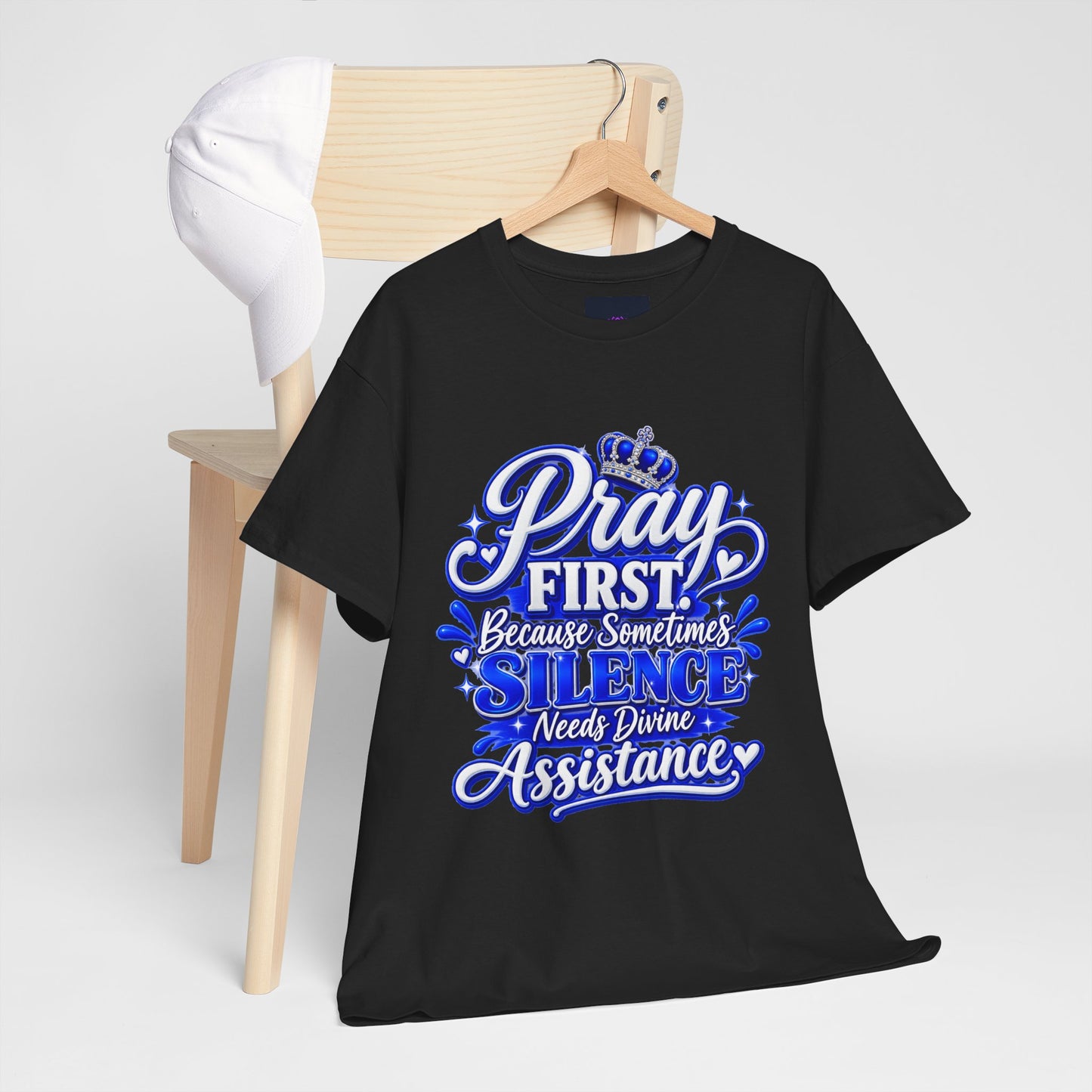 "Pray First, DF" T-Shirt by DM1111