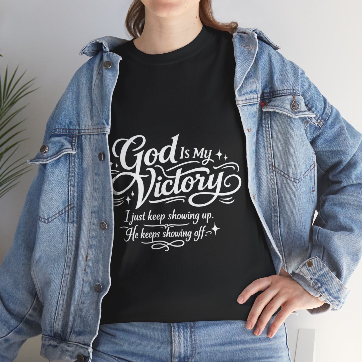 "God Is My Victory" T-Shirt by DM1111