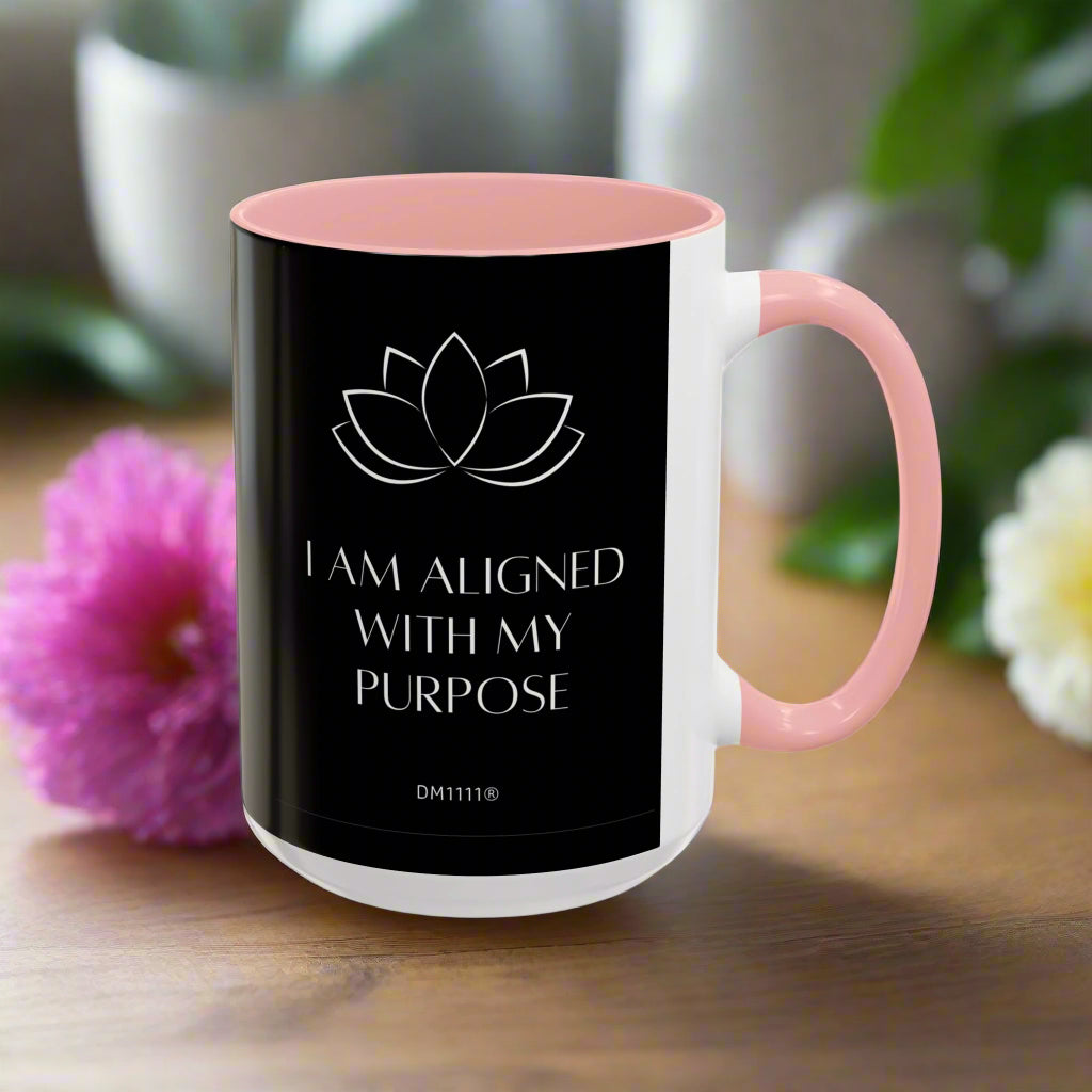 DM1111 "I Am Aligned" Accent Coffee Mug (11, 15oz)