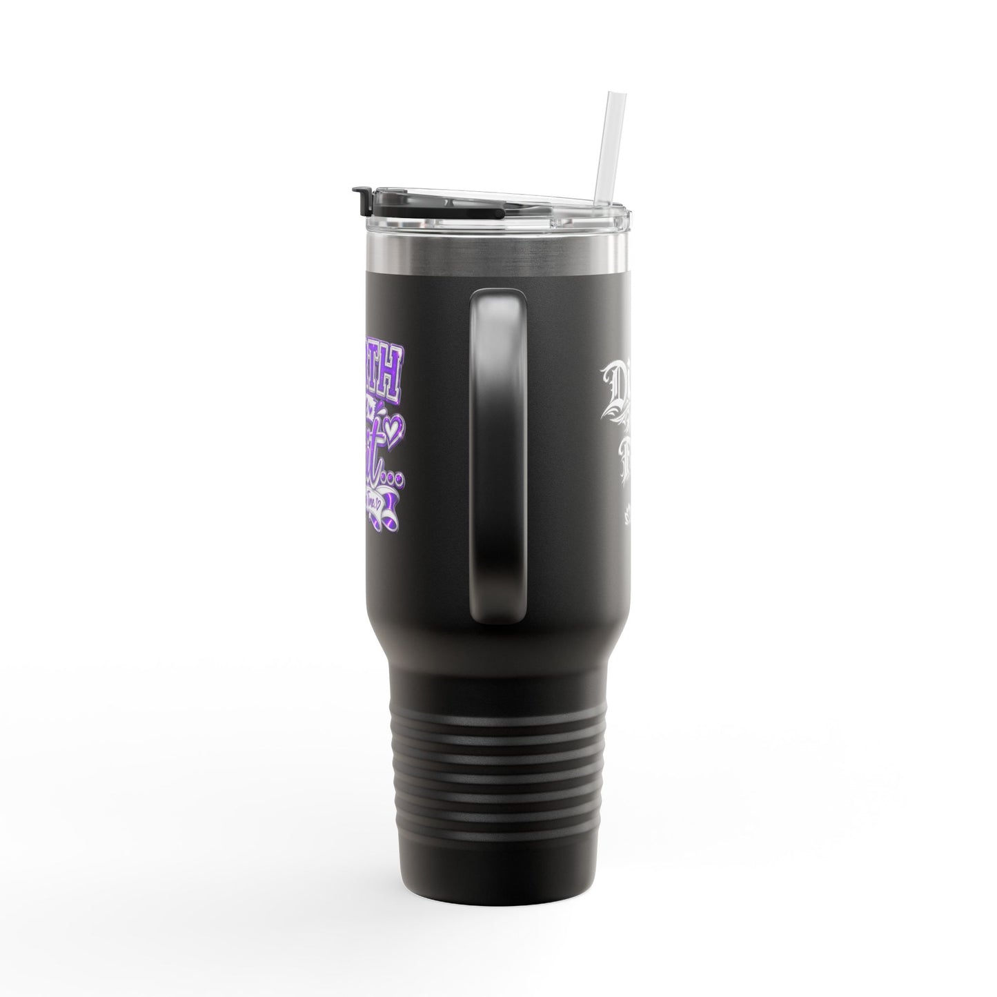 Travel Mug — "Worth the Wait, DF" 40oz Insulated Tumbler