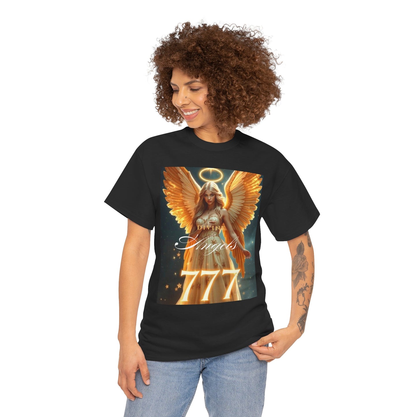 777 Divine Angels "Divine and Chosen" T-Shirt by DM1111