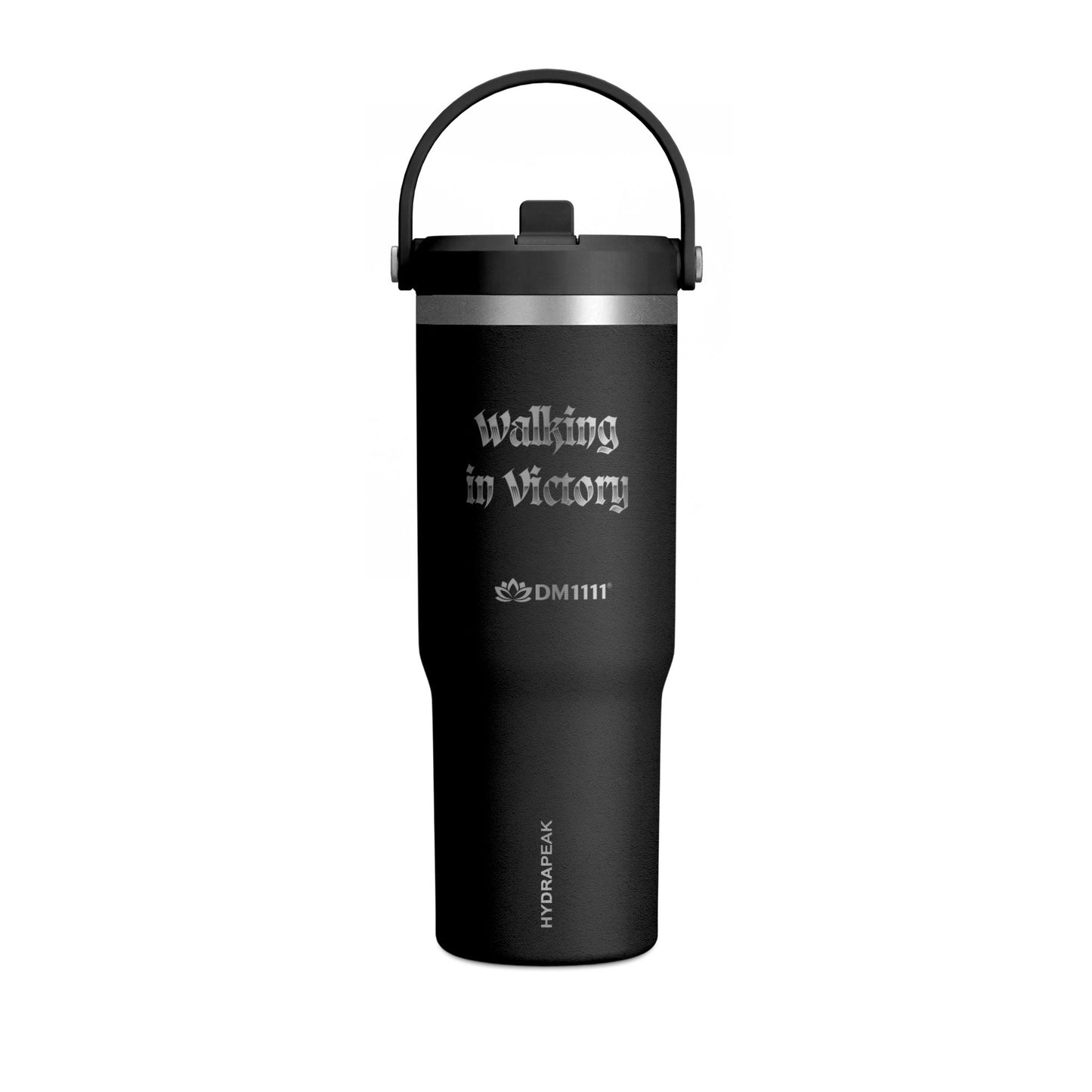 Nomad 32oz Tumbler — “Walking in Victory” Insulated Travel Cup