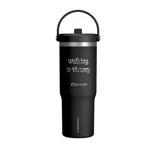 Nomad 32oz Tumbler — “Walking in Victory” Insulated Travel Cup