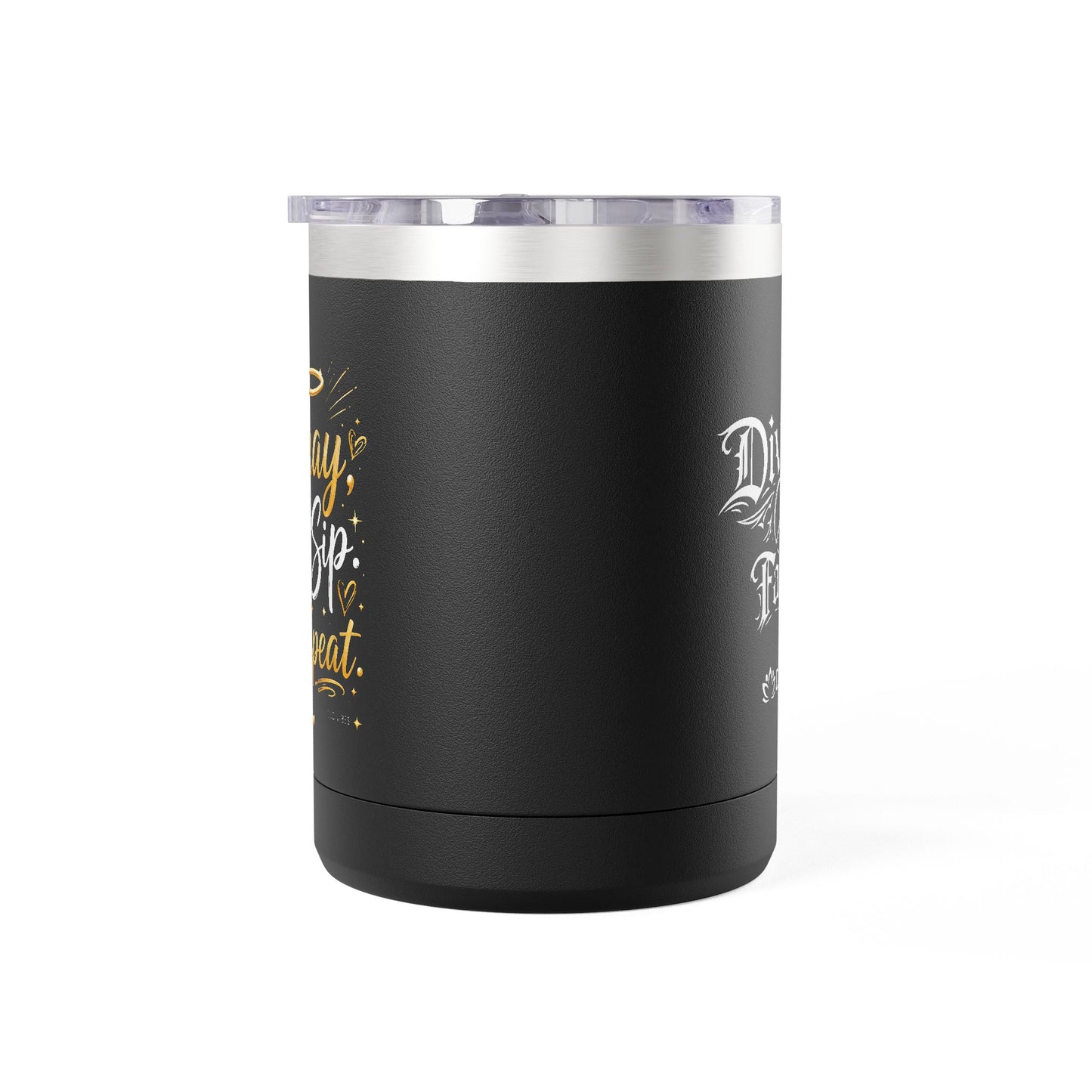 "Pray. Sip. Repeat." 15oz Insulated Travel Mug