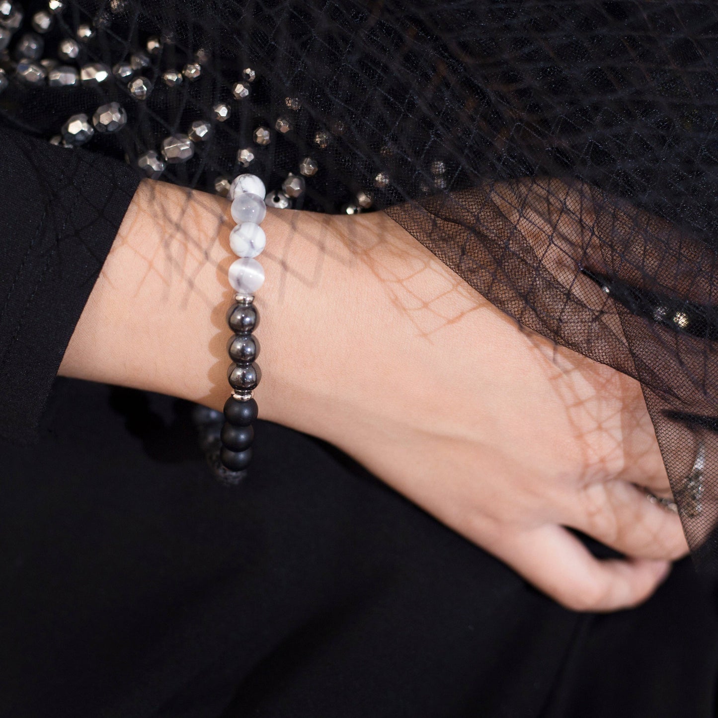 Triple Protection & Grounding Crystal Bracelet
