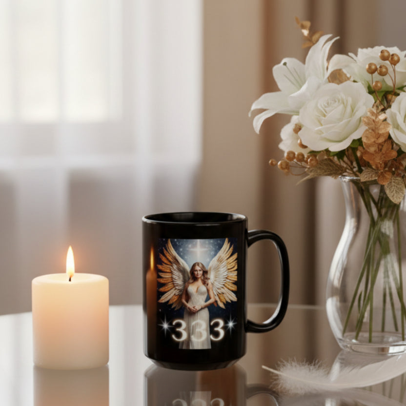 DM1111 "333" Divine Angels Mug (11oz, 15oz)