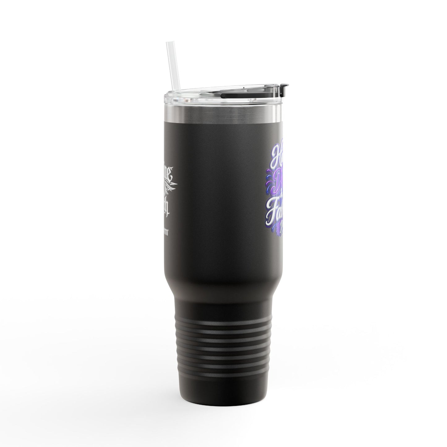 Travel Mug — "Handling Details, DF" 40oz Insulated Tumbler
